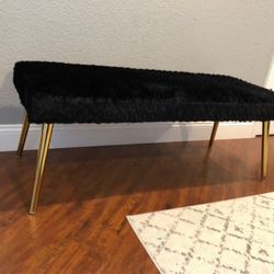 Patterned Metal Bench (New)
