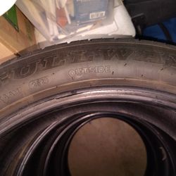 Almost new, set Of 20 inch Tires 