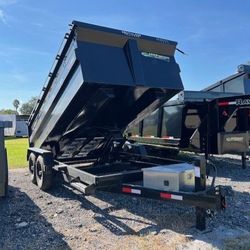 Southland 7 × 14 High Side Dump Trailer 14k