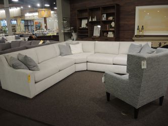 Jonathan Louis Wilshire White Sand Sectional 3 Piece Corner Sectional - White Sand | L-Shaped Couch | Modular Sofa