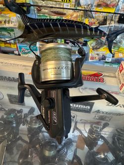 Shimano Bait runner 4500 spinning reel.