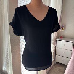 Black Woven Shirt