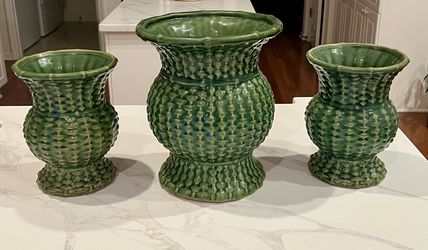 Large Ceramic Vase Set
