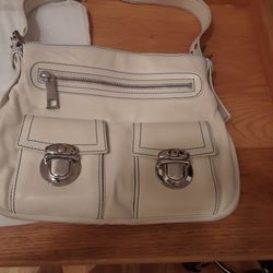 Marc Jacobs Sophie Off White Hobo Leather Italy Made Shoulder Bag 