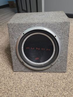 12" PUNCH SUBWOOFER