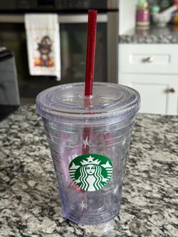 Collectible Brand new / never used Starbucks 2012 Holiday Red Fox acrylic cold cup (12 fl oz / 355 ml)