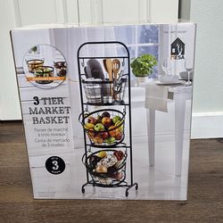 3 Tier Market Basket - Set of 3 Basket
