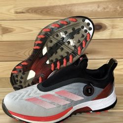 Men's Adidas Adizero ZG BOA Golf Cloud White Lucid Red Cleats IH9896 Size 10