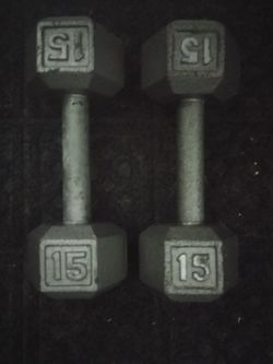 15lb Pair + 25lb Pair Dumbells O.B.O. 