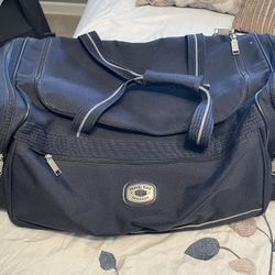 Dark blue Travel Time duffel bag w/ Shoulder Strap, Pre-owned