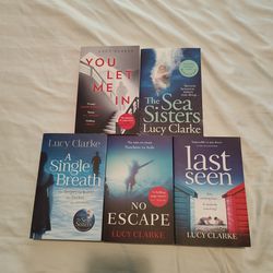 Author Lucy Clarke Books Lot Of 5 