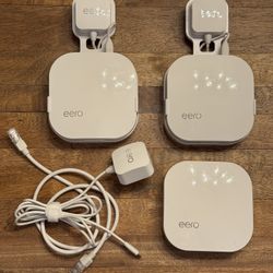 Eero Pro WiFi routers (3)
