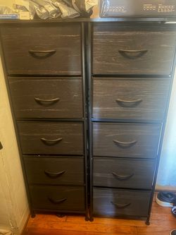 5-Drawer Fabric Storage Dresser Tower