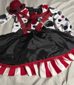 Clown Halloween Costume with Accessories