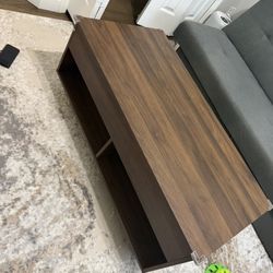 Top Opening Coffee Table (Brown) 