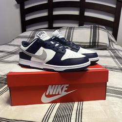 Dunk Low Midnight Navy Smoke Grey Size 11 M