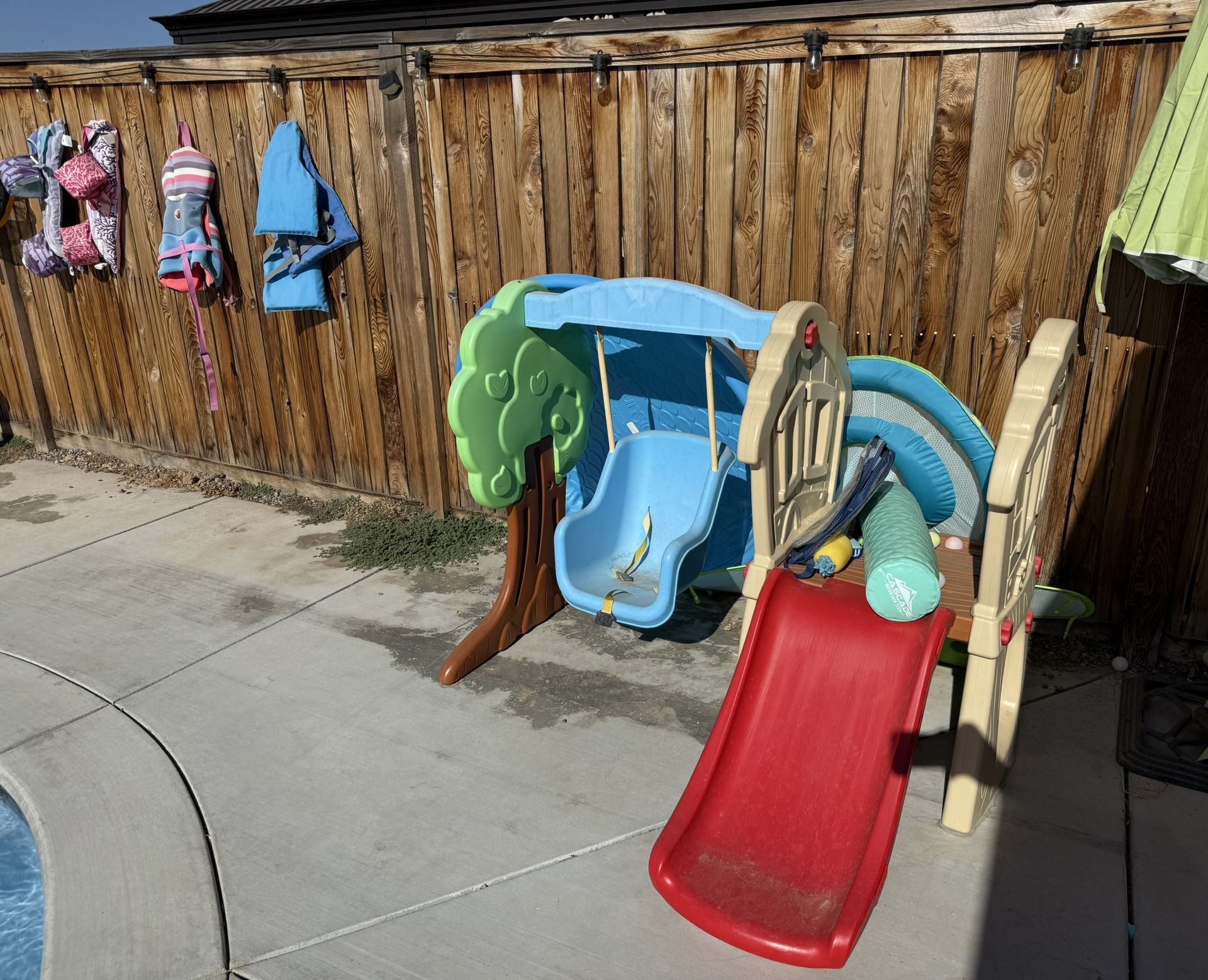 Little Times Swing Set With Slide
