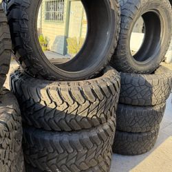 22” 4 used tires M/T