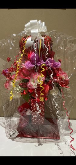 ❤️decorative Vace With Battery 🔋 Light 💡 Florero Listo Para Regalo 🎁 Para Toda Ocasión 