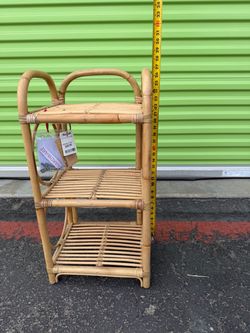 Rattan Small table/cabinet
