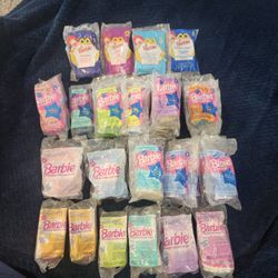 collection of vintage McDonald's Happy Meal Barbie toys from the early 1990s ,wil Sell $3 each