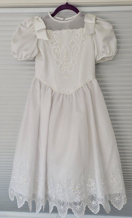 White Dress For Child 