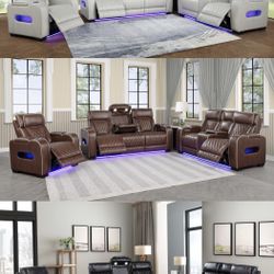 New Reclining Sofa And Love