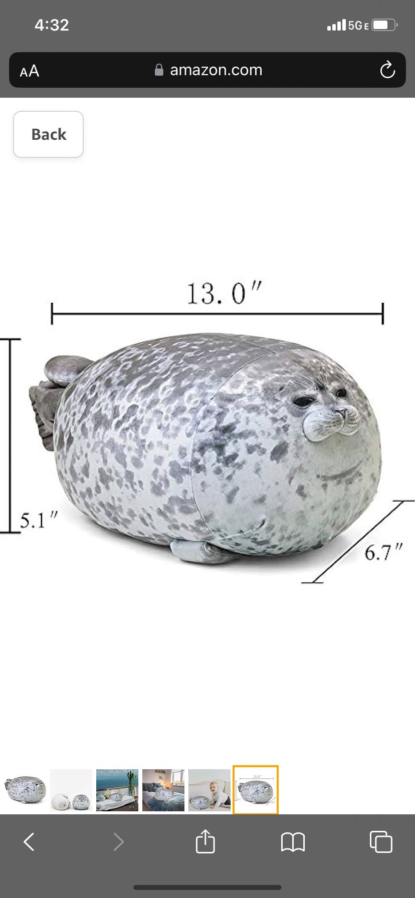 Plushie Seal