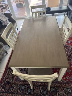 6 Seat Elegant dining Room Set With 4 Chairs