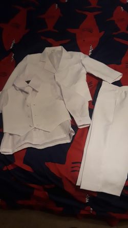 Toddlers white suit
