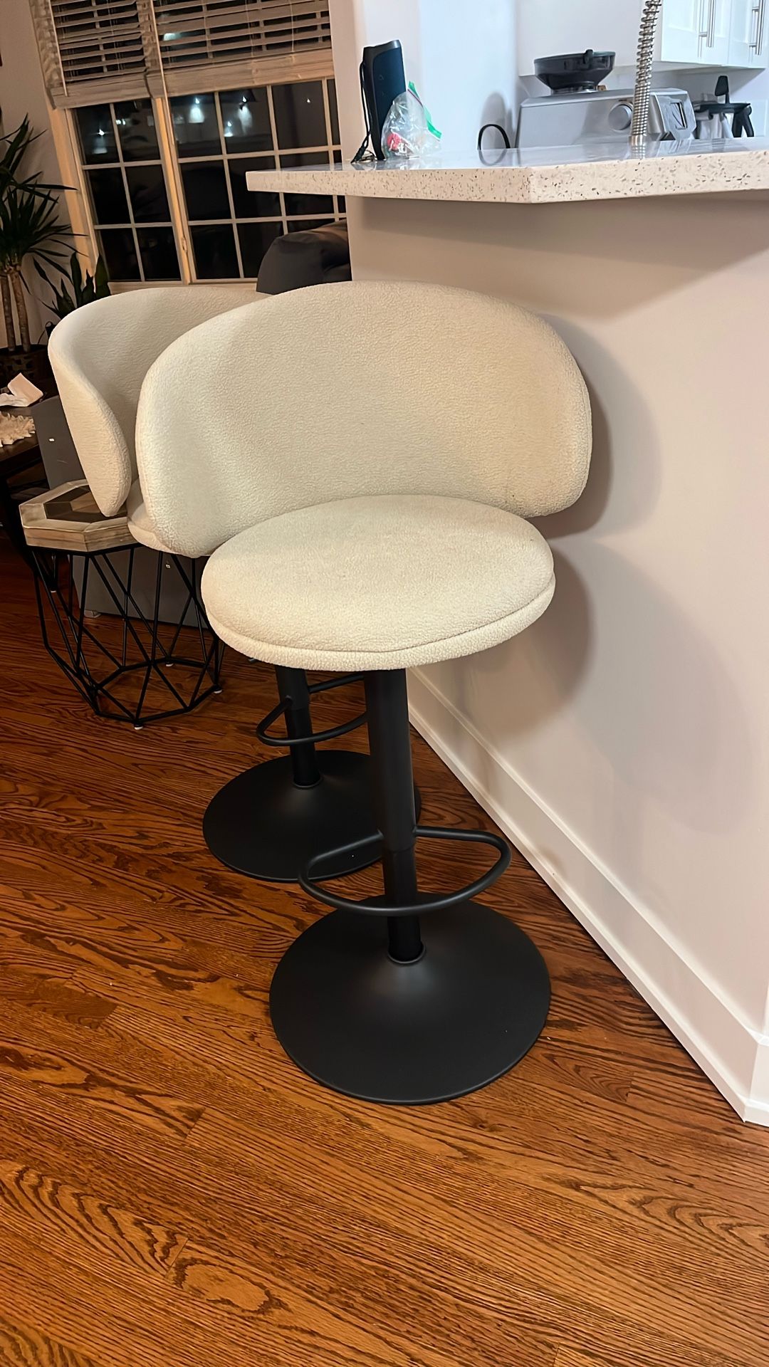 Bar Stools (2 Stools Still In Box Are The Ones Being Sold)