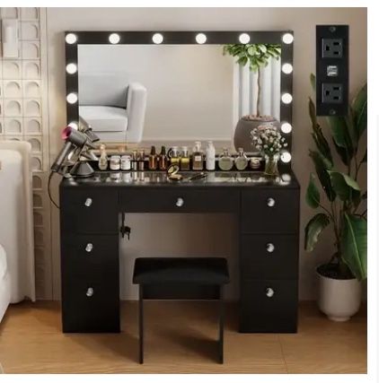 Brand New Vanity With Stool