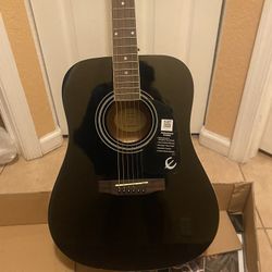 Black  Acoustic guitar