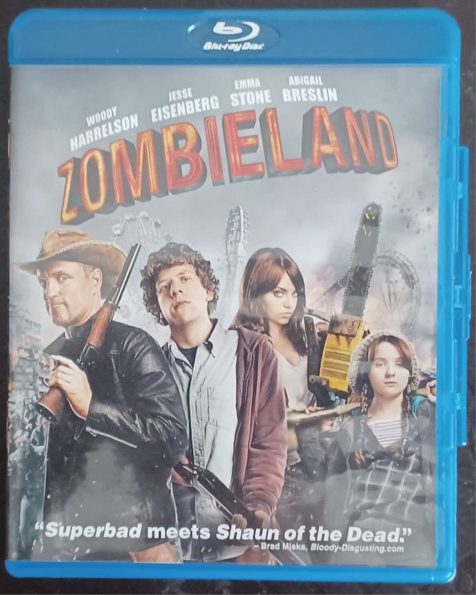 Zombieland [Blu-ray] - DVD -  Very Good - Woody Harlson,Bill Murray,Amber Heard