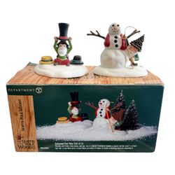 Department 56 Tailored For You Set Of 2 North Pole Woods Retired With Box 56921 