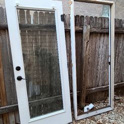Exterior Door w/ Glass Panel