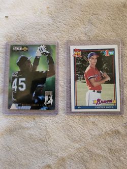 Jordan Rookie And Chipper Jones Rookie