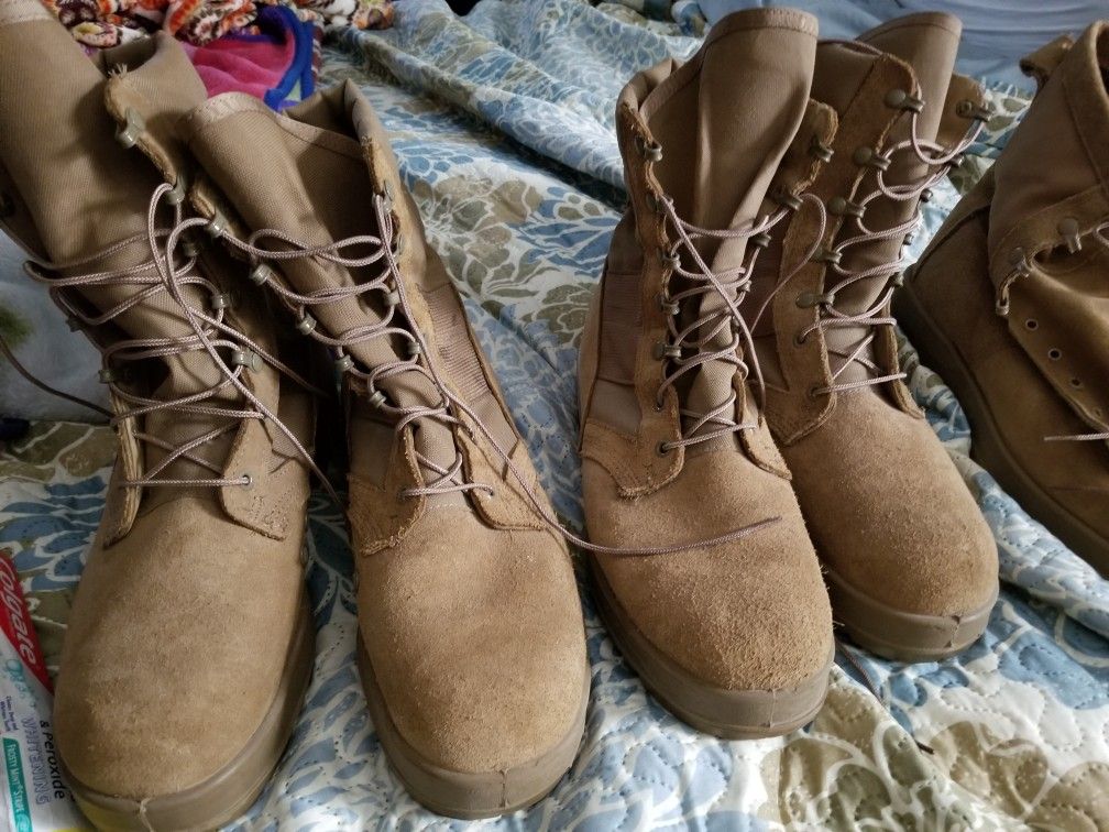 Brand New Military Boots size 11, 2 pair $50 each