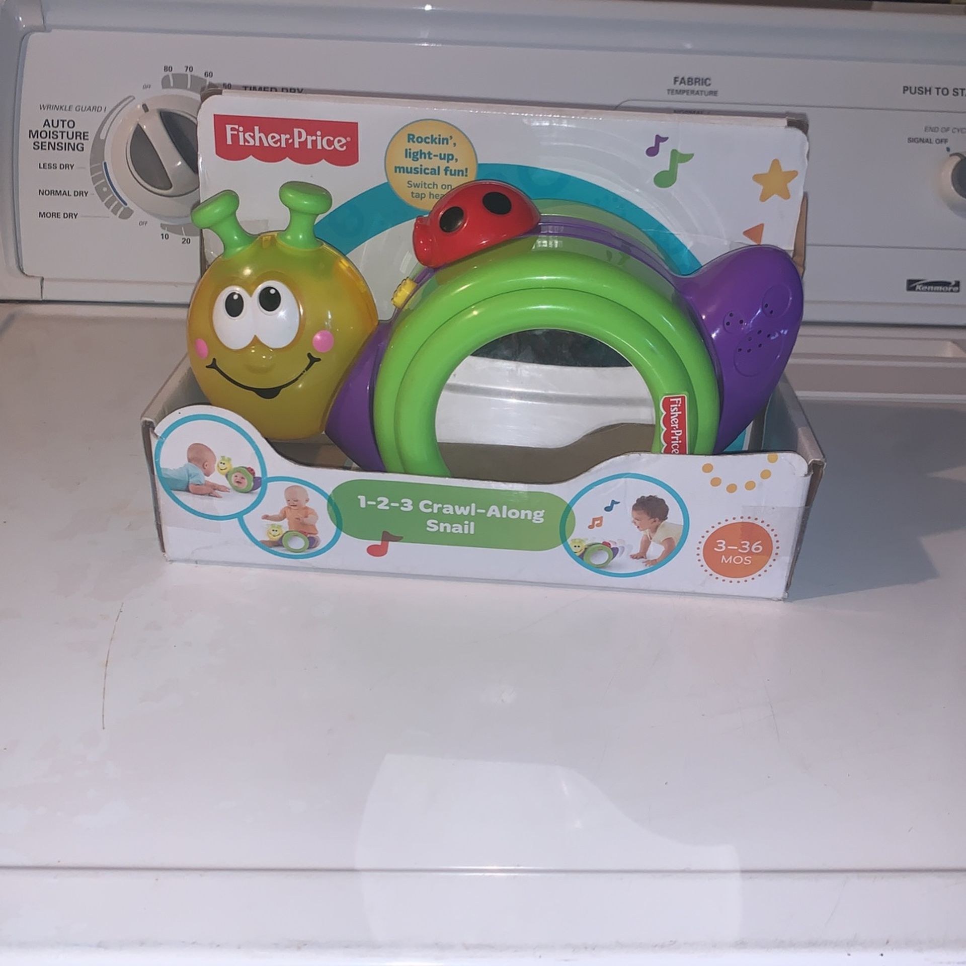 Fisher-Price Rockin Light Up Musical Fun Chawal-Along Snail