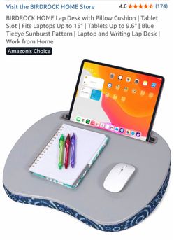 BIRDROCK HOME Lap Desk with Pillow Cushion