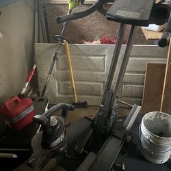 Free elliptical and electric blower