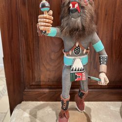 Hopi Kachina Titled Bear And Signed By Carver G. Hayah 