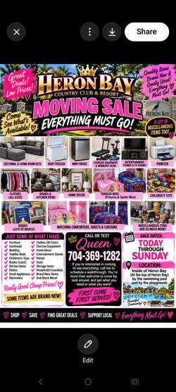 Moving Sale