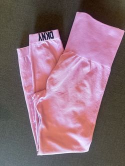 DKNY lavender Ribbed Leggings