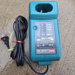 OEM Makita DC1804T Power Tool Battery Charger Ni-MH Ni-CD 7.2 -18V, 120VAC. NEW