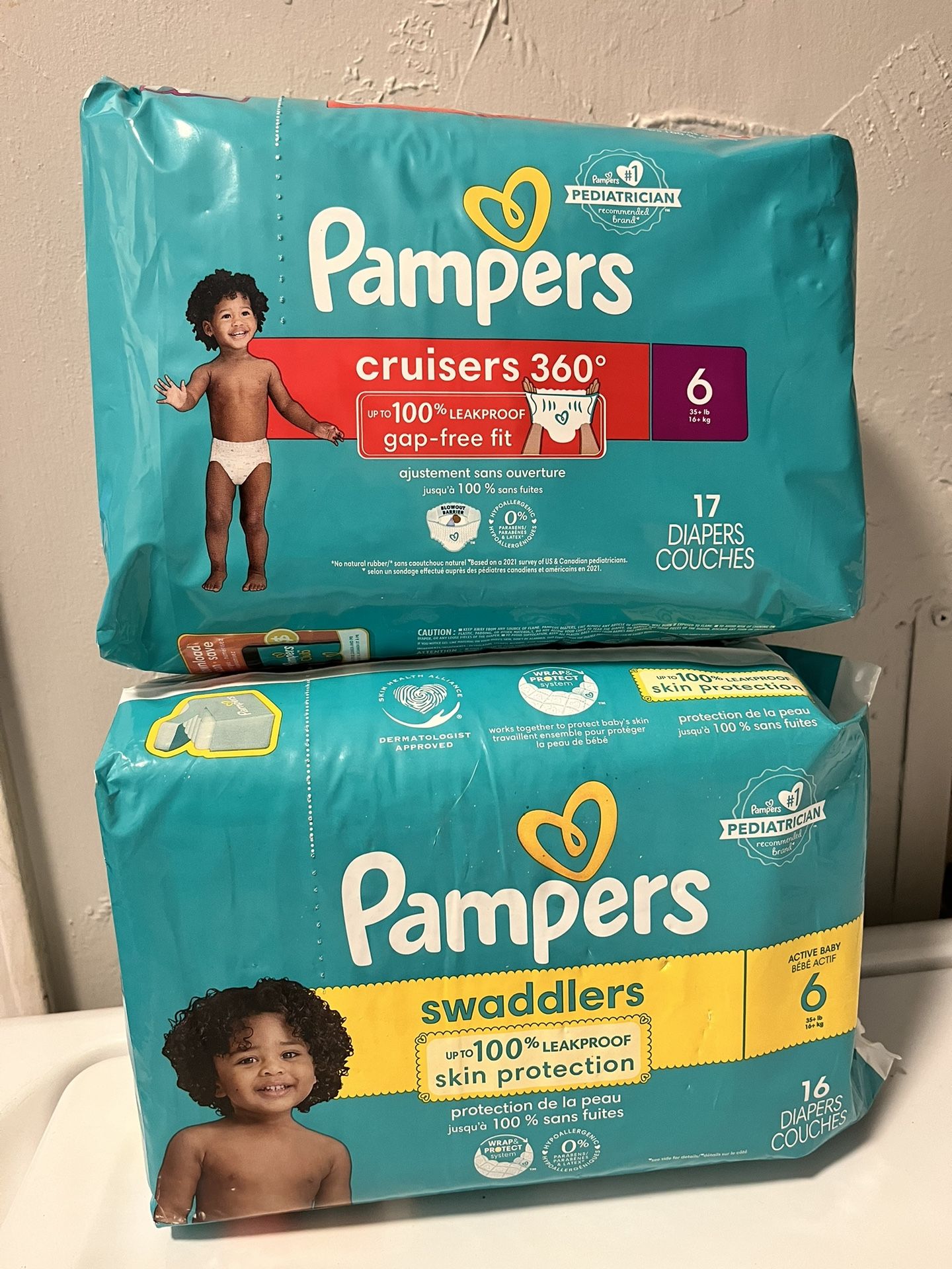 Size 6 Pampers 