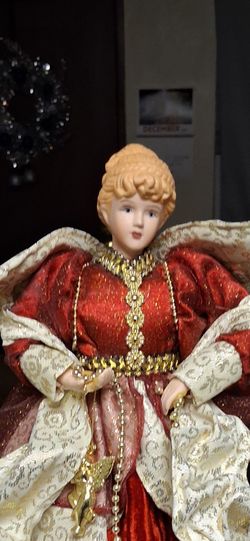 Angel Christmas tree topper Pickup 3-8:30 pm rainbow/charleston cash only moving sale