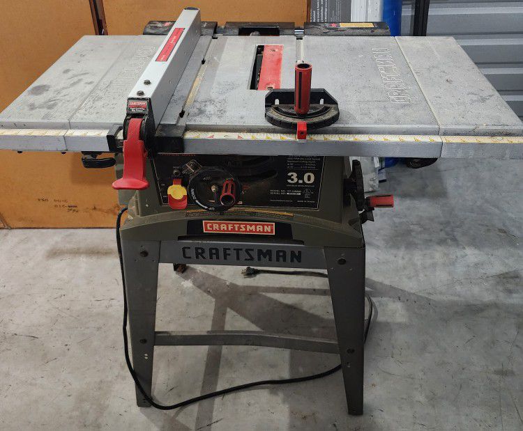 Craftsman 10in Table Saw and Stand
