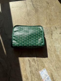 Green Designer Pouch