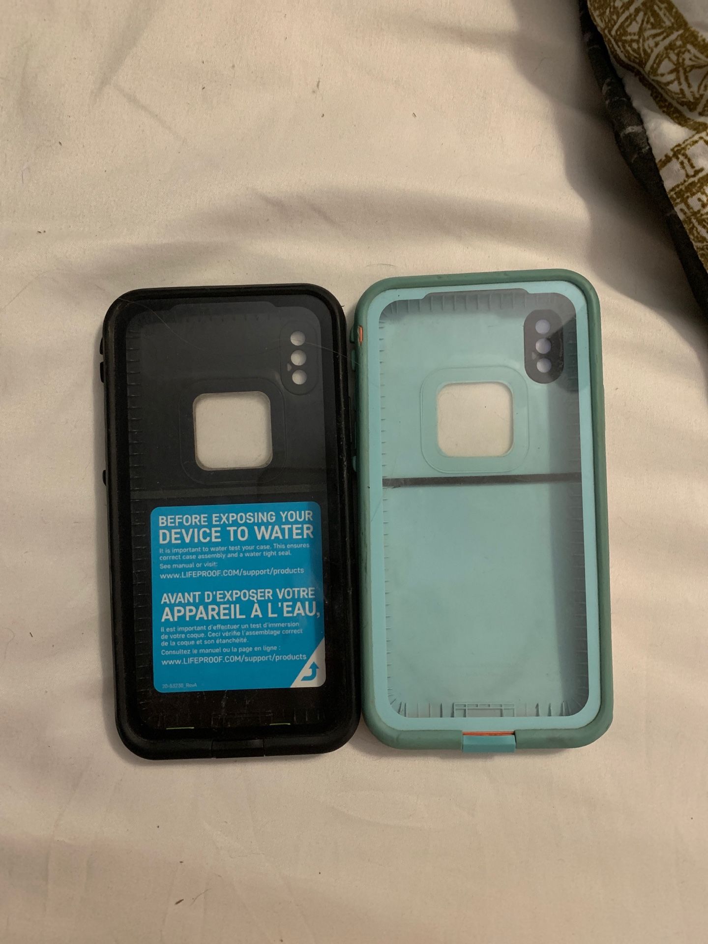 Lifeproof case for iPhone X